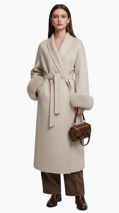 Abrigo Cashmere Fox