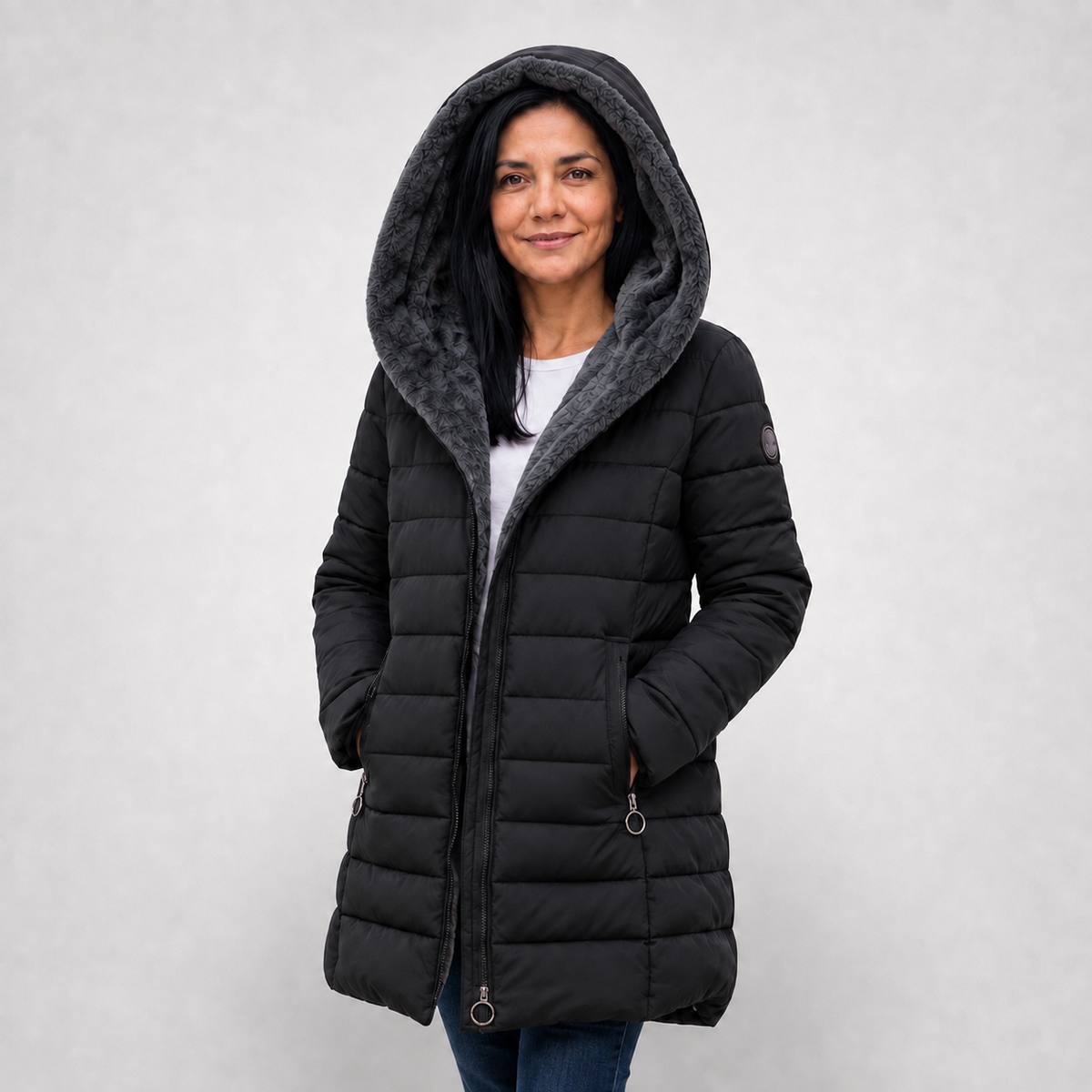 PARKA REBECA | ACOLCHADA  IMPERMEABLE Y CON INTERIOR TERMICO