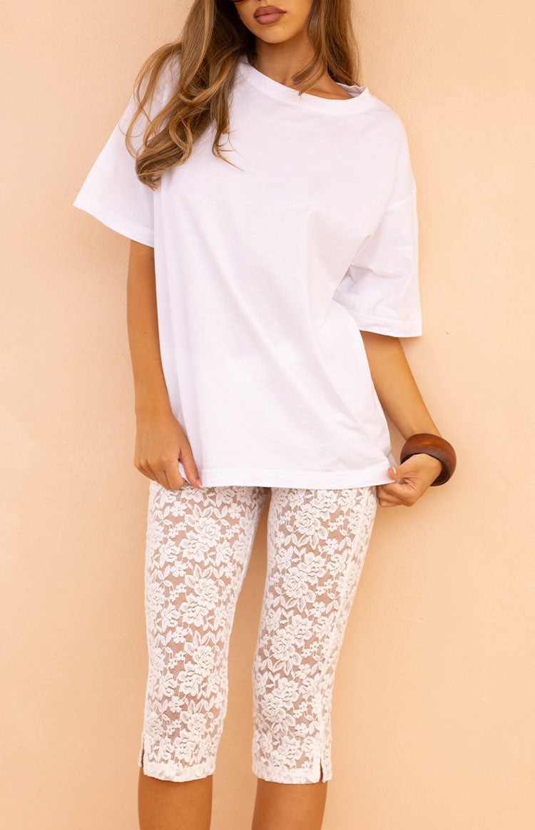 Camiseta blanca lisa Alba