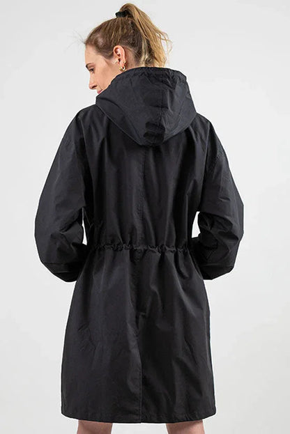 Midnight | Parka Cortaviento Negra