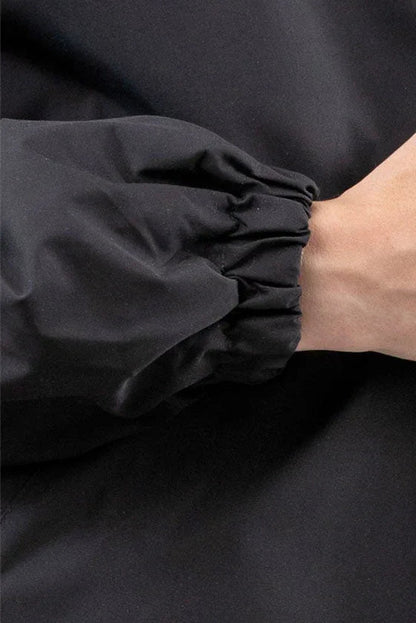 Midnight | Parka Cortaviento Negra