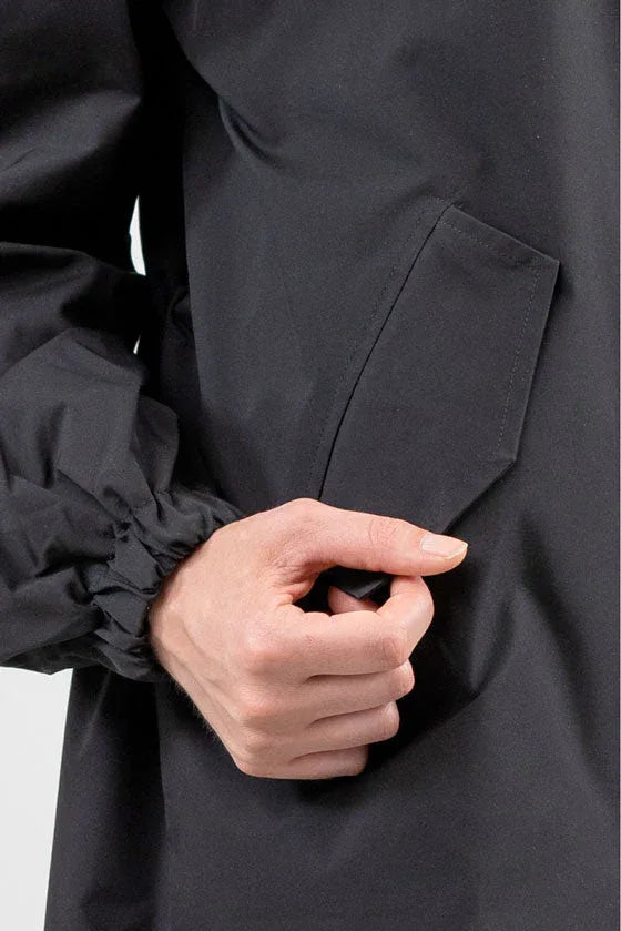 Midnight | Parka Cortaviento Negra